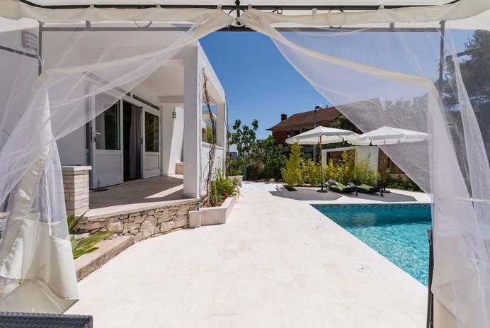 Luxury Apartment With Private Heated Pool Šibenik Kültér fotó